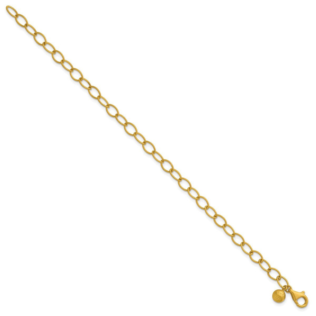 Gold 5mm Link, Other Bracelet, 7.5