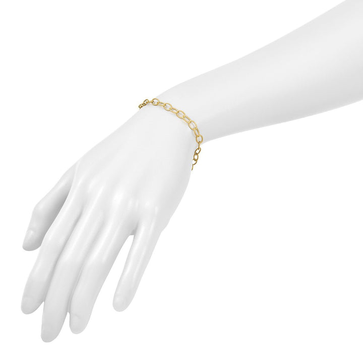Gold 5mm Link, Other Bracelet, 7.5" - Bracelet - Design Jewellers Edmonton