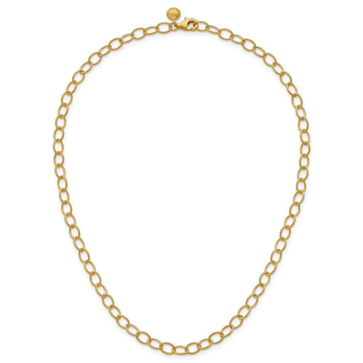 Gold 5mm Link, Other Necklace, 16" - Necklace - Design Jewellers Edmonton