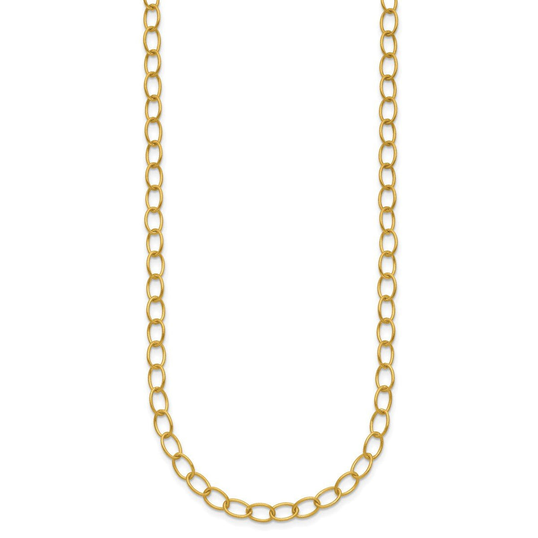 Gold 5mm Link, Other Necklace, 16