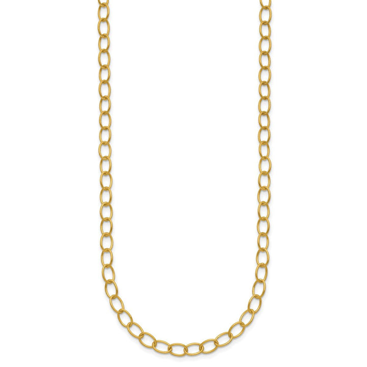 Gold 5mm Link, Other Necklace, 16" - Necklace - Design Jewellers Edmonton
