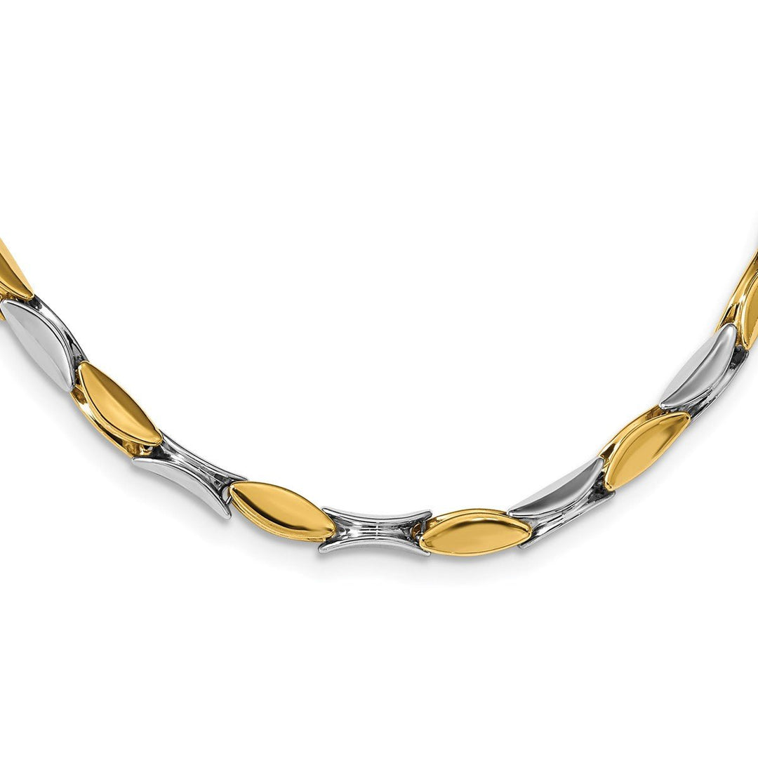 Gold 5mm Link, Other Necklace, 17"