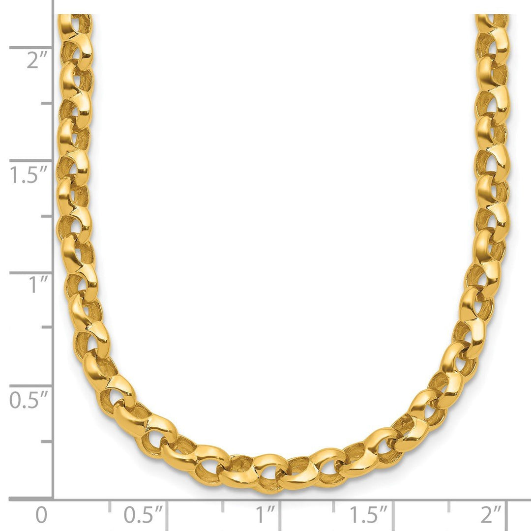 Gold 5mm Link, Other Necklace, 18