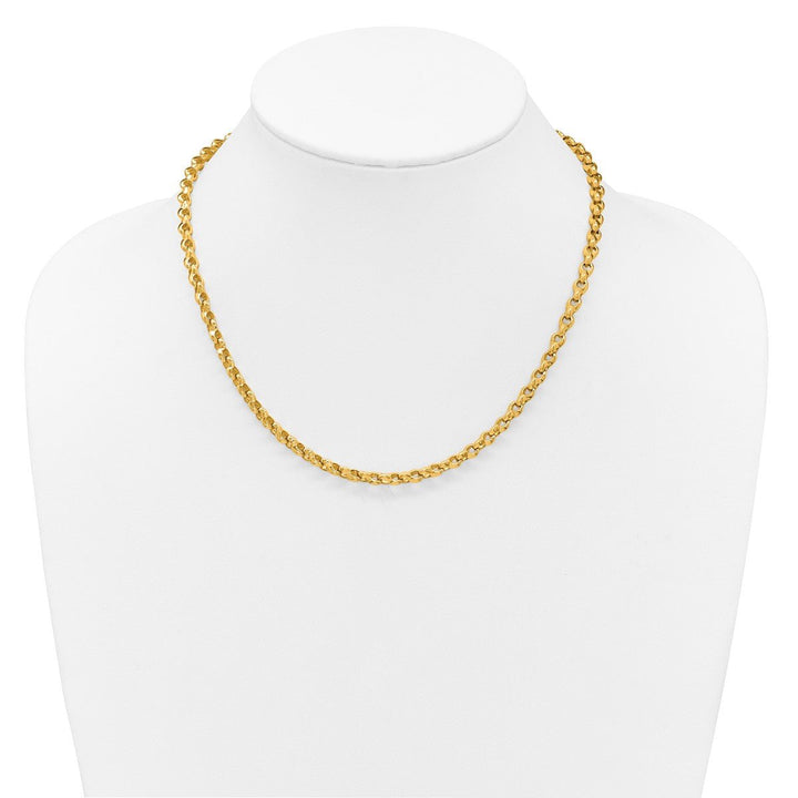 Gold 5mm Link, Other Necklace, 18" - Necklace - Design Jewellers Edmonton