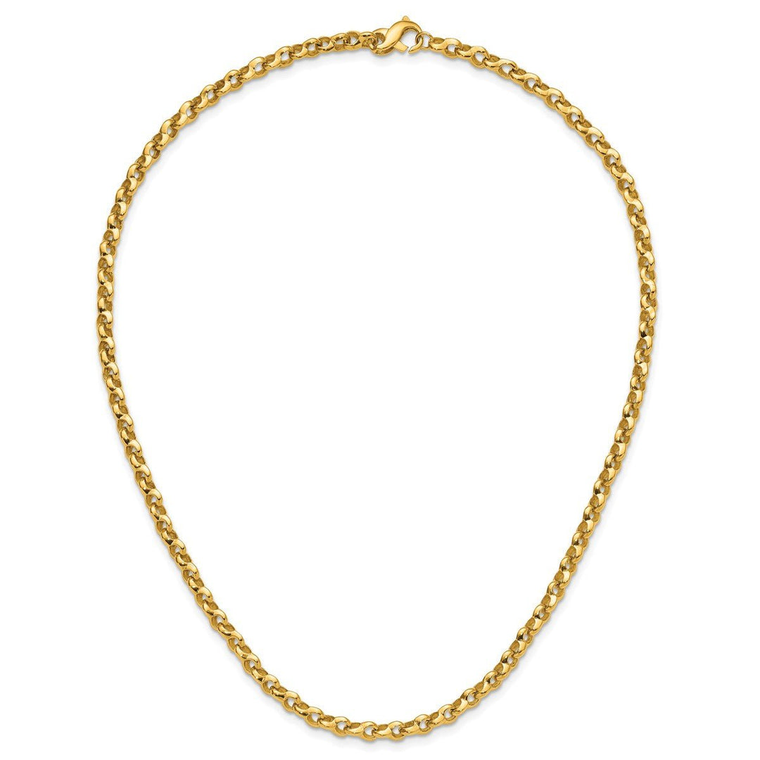 Gold 5mm Link, Other Necklace, 18