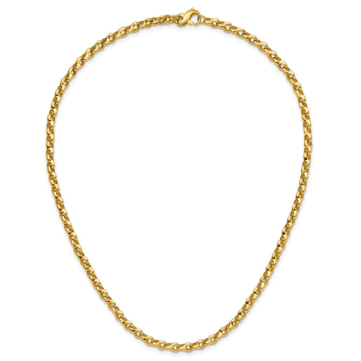Gold 5mm Link, Other Necklace, 18" - Necklace - Design Jewellers Edmonton