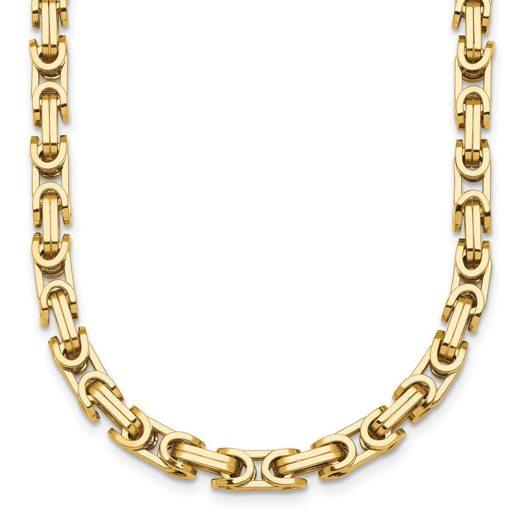 Gold 5mm Link, Other Necklace, 20"