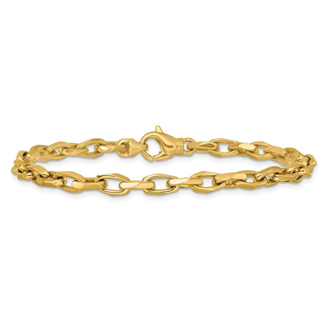 Gold 5mm Open Link Chain, 8