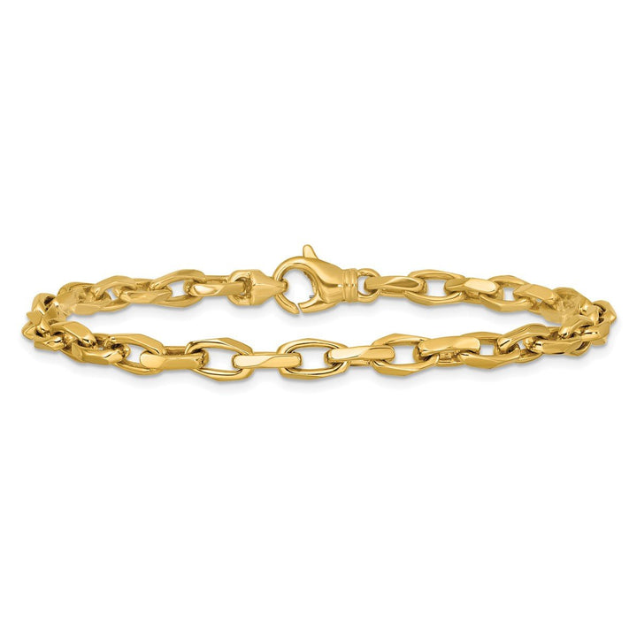 Gold 5mm Open Link Chain, 8" - Chain - Design Jewellers Edmonton