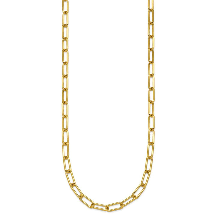 Gold 5mm Paperclip Necklace, 20" - Necklace - Design Jewellers Edmonton