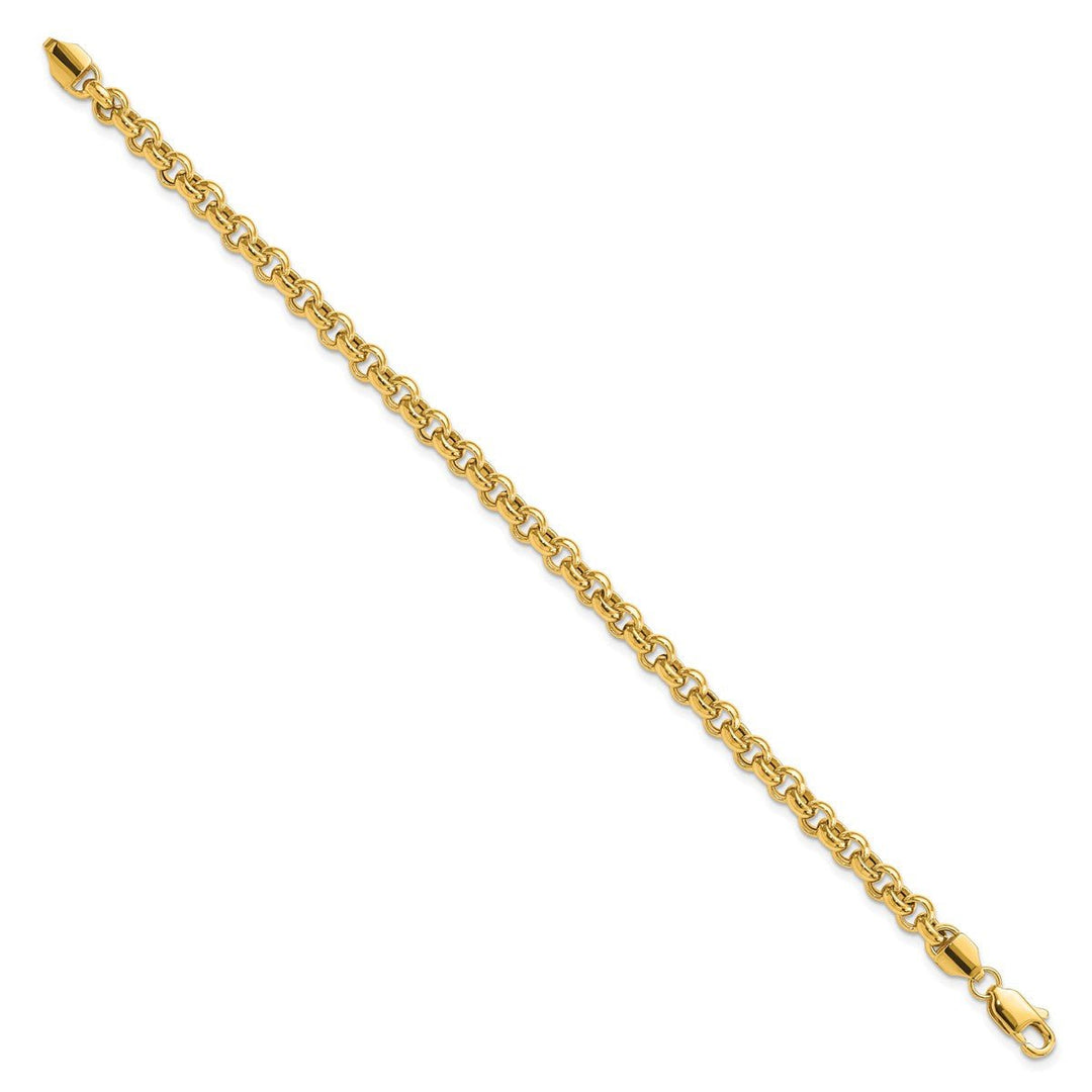 Gold 5mm Rolo Bracelet, 7.5