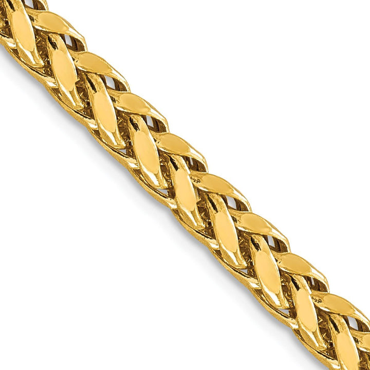 Gold 5mm Spiga (Wheat) Chain, 18" - Chain - Design Jewellers Edmonton