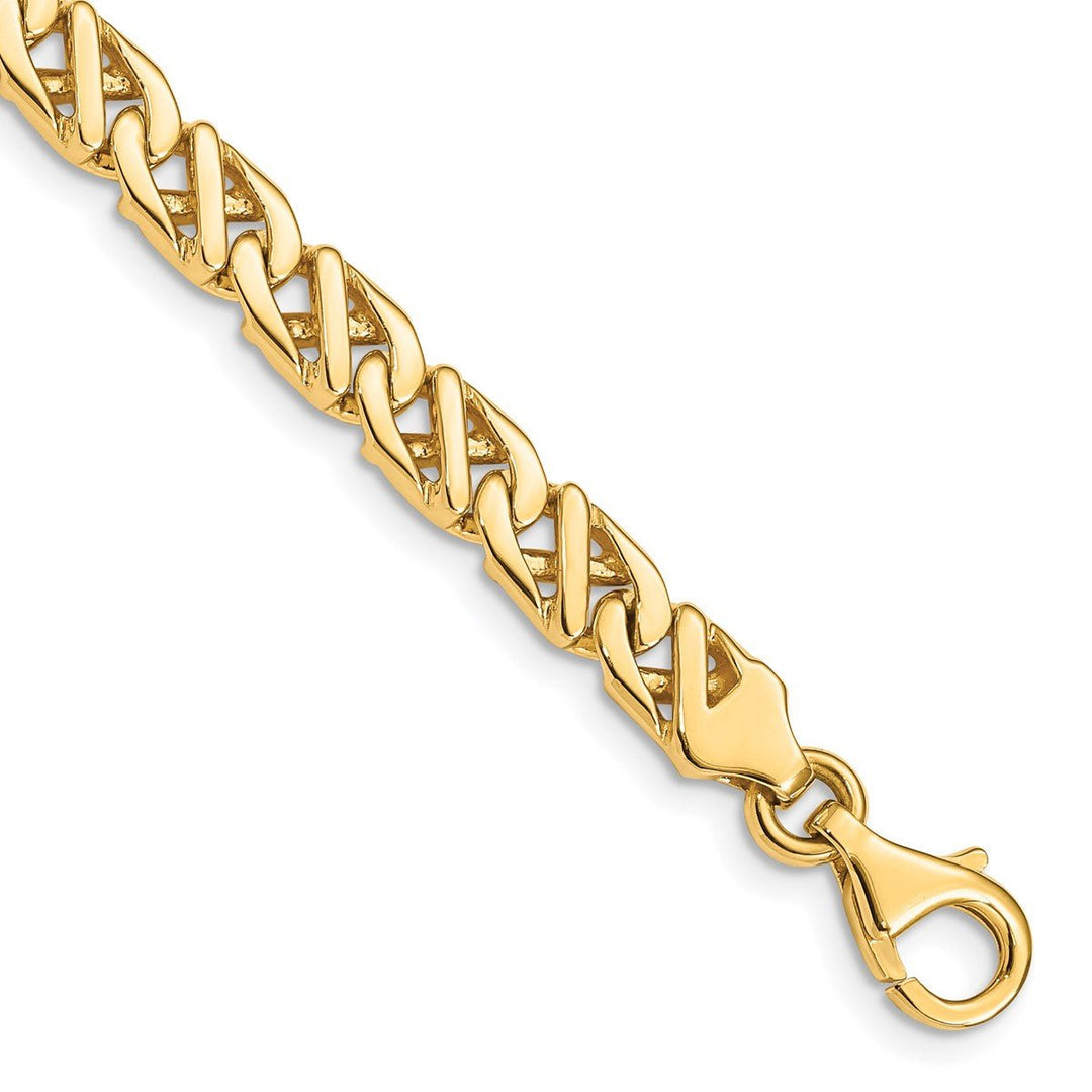 Gold 6.1mm Fancy Chain, 18"