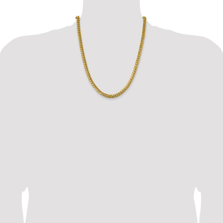 Gold 6.25mm Cuban Chain, 22" - Chain - Design Jewellers Edmonton
