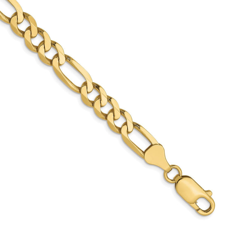 Gold 6.25mm Figaro Chain, 7" - Chain - Design Jewellers Edmonton