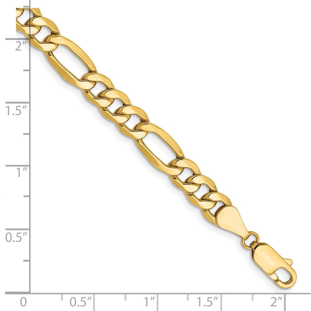 Gold 6.25mm Figaro Chain, 8