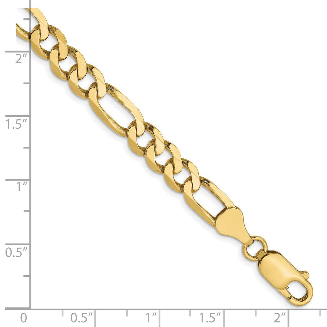Gold 6.25mm Figaro Chain, 8