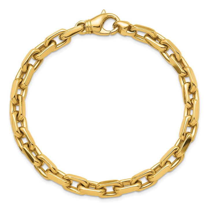 Gold 6.2mm Cable Bracelet, 9" - Bracelet - Design Jewellers Edmonton