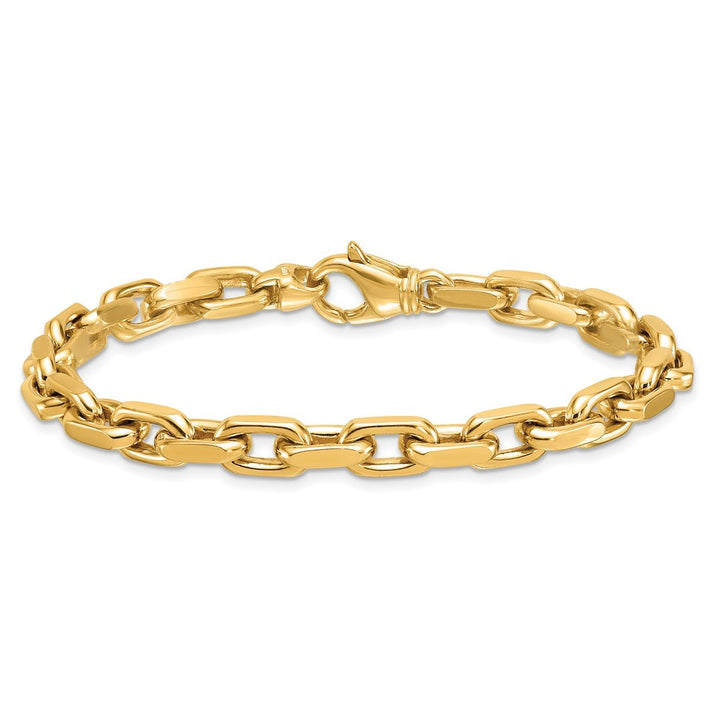 Gold 6.2mm Cable Bracelet, 9" - Bracelet - Design Jewellers Edmonton