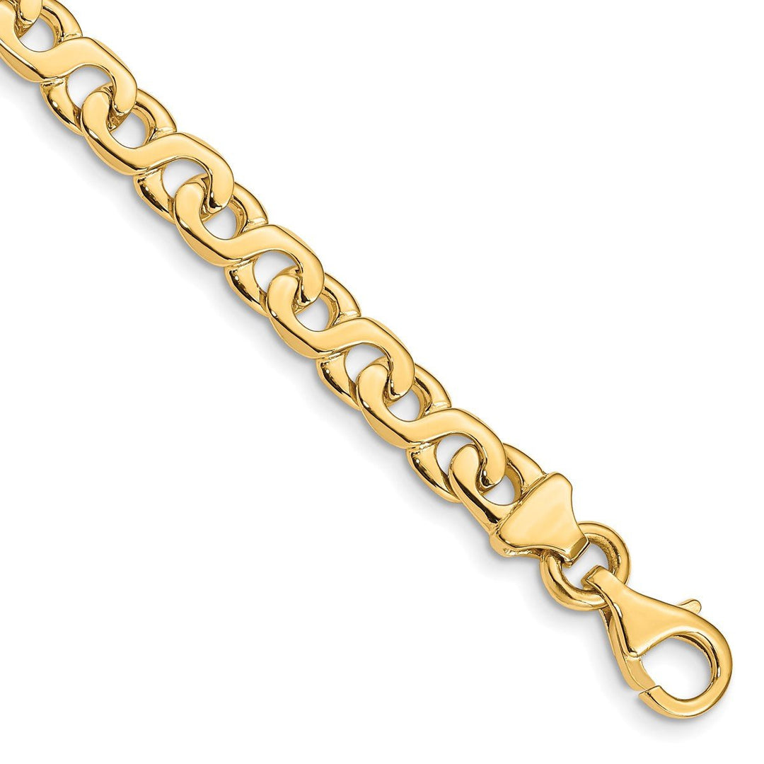 Gold 6.2mm Fancy Chain, 18"