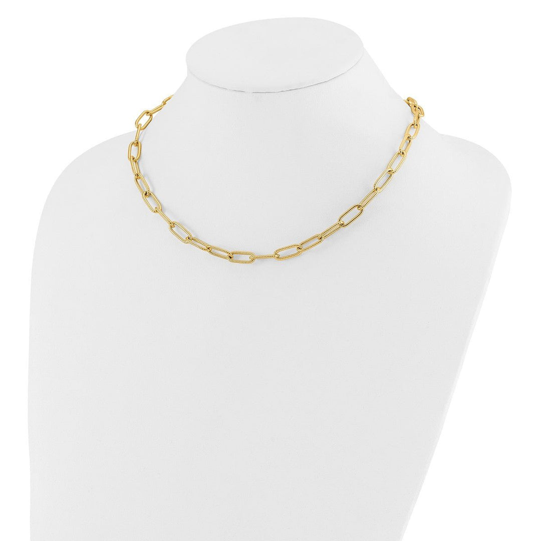 Gold 6.36mm Link, Other Necklace, 18