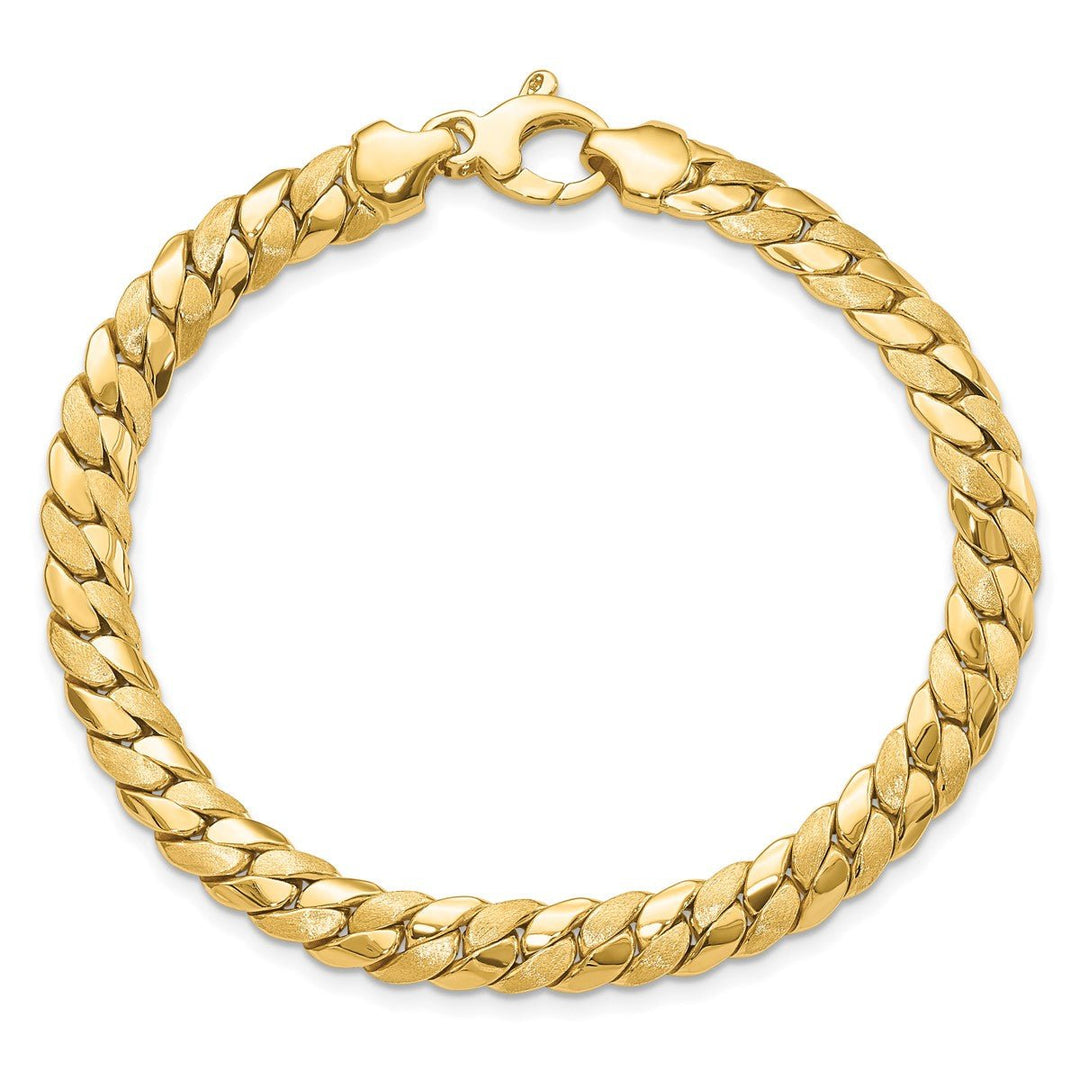 Gold 6.46mm Link, Other Bracelet, 7.75
