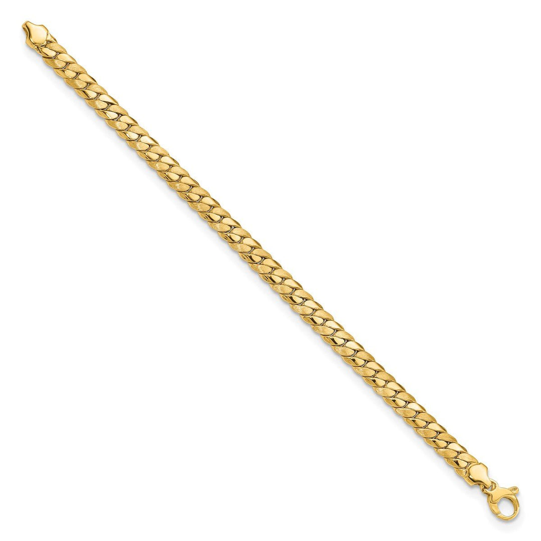 Gold 6.46mm Link, Other Bracelet, 7.75
