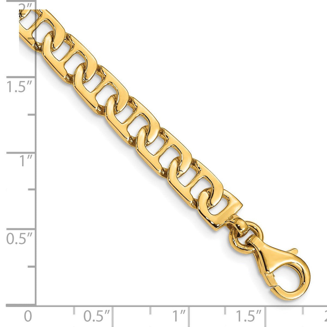 Gold 6.5mm Anchor Chain, 18