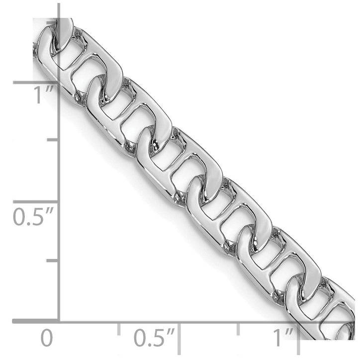 Gold 6.5mm Anchor Chain, 18" - Chain - Design Jewellers Edmonton