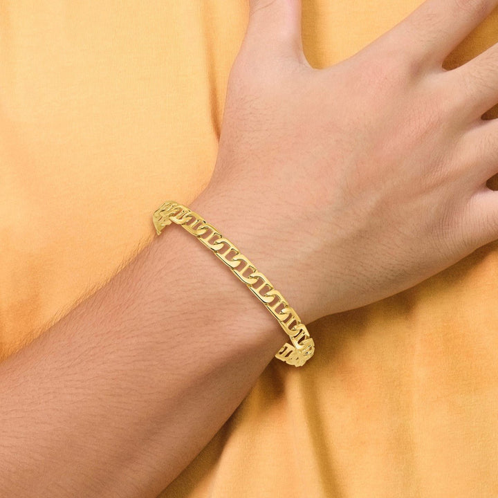 Gold 6.5mm Anchor Chain, 18" - Chain - Design Jewellers Edmonton
