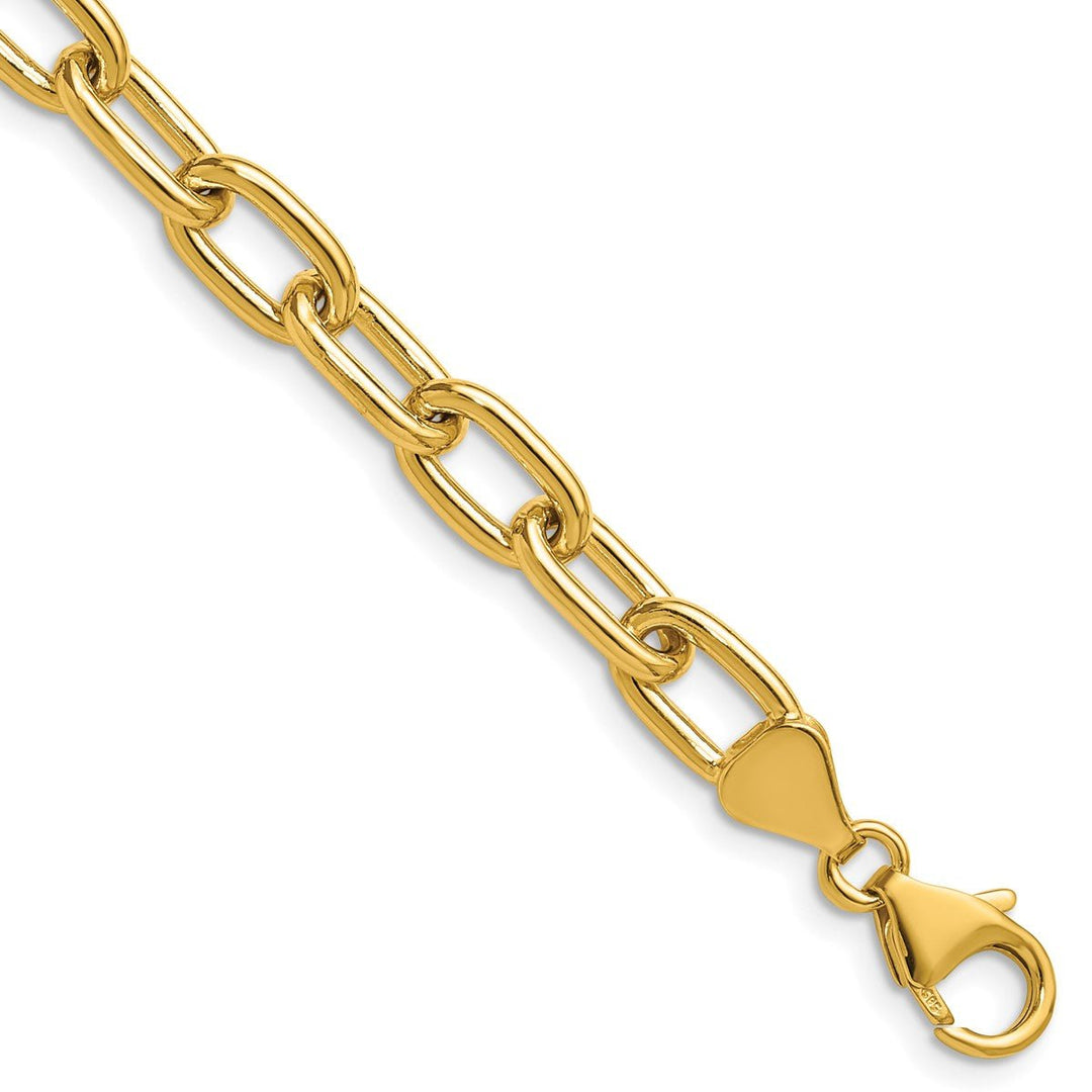 Gold 6.5mm Cable Chain, 22"
