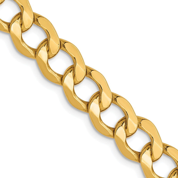 Gold 6.5mm Curb Chain, 20" - Chain - Design Jewellers Edmonton