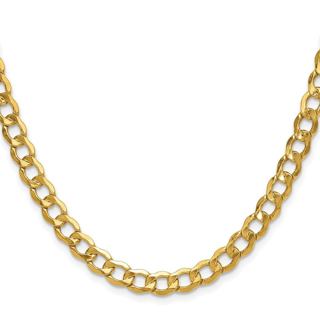 Gold 6.5mm Curb Chain, 20