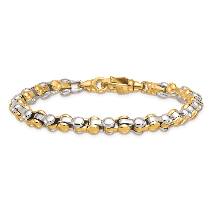 Gold 6.5mm Fancy Bracelet, 8" - Bracelet - Design Jewellers Edmonton
