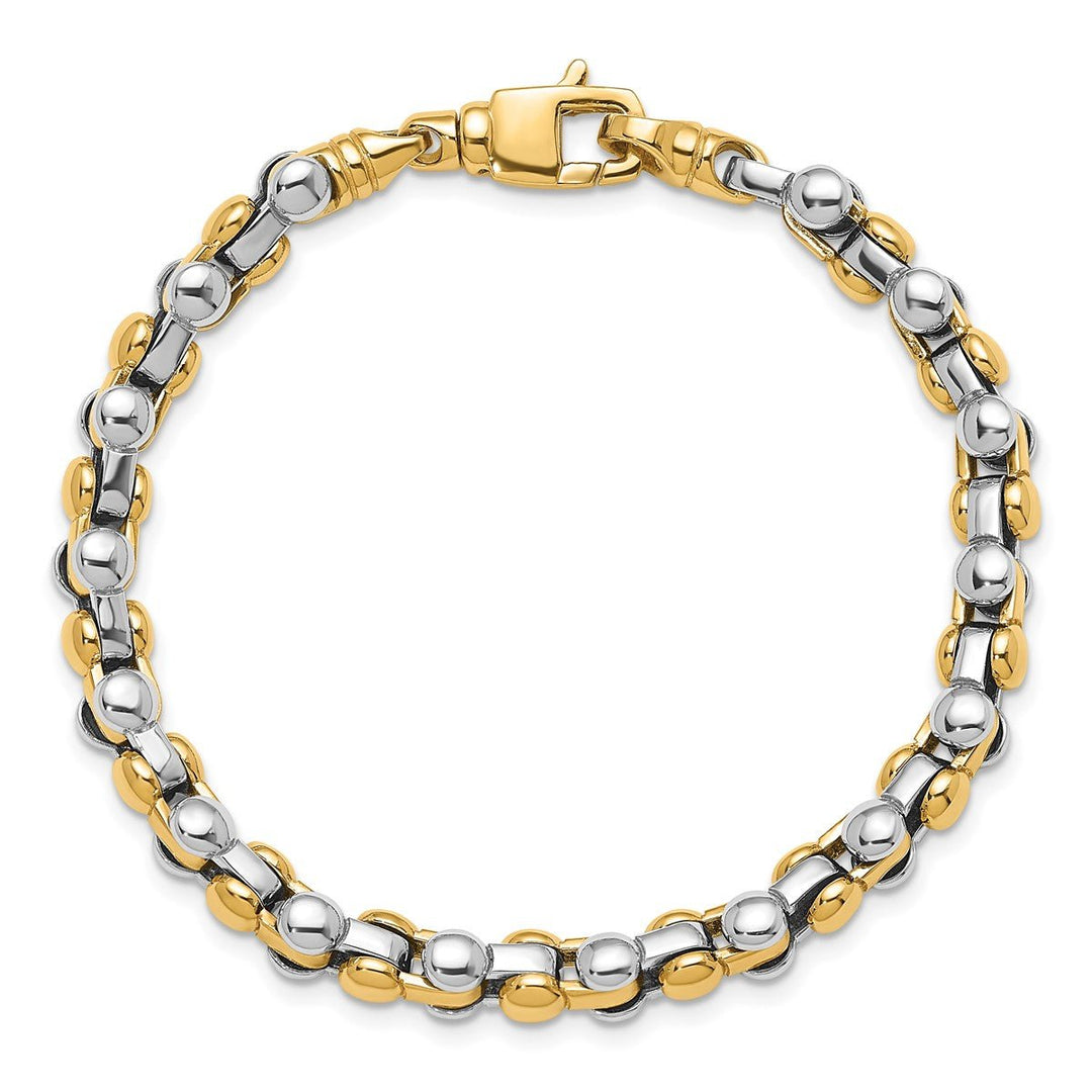 Gold 6.5mm Fancy Bracelet, 8