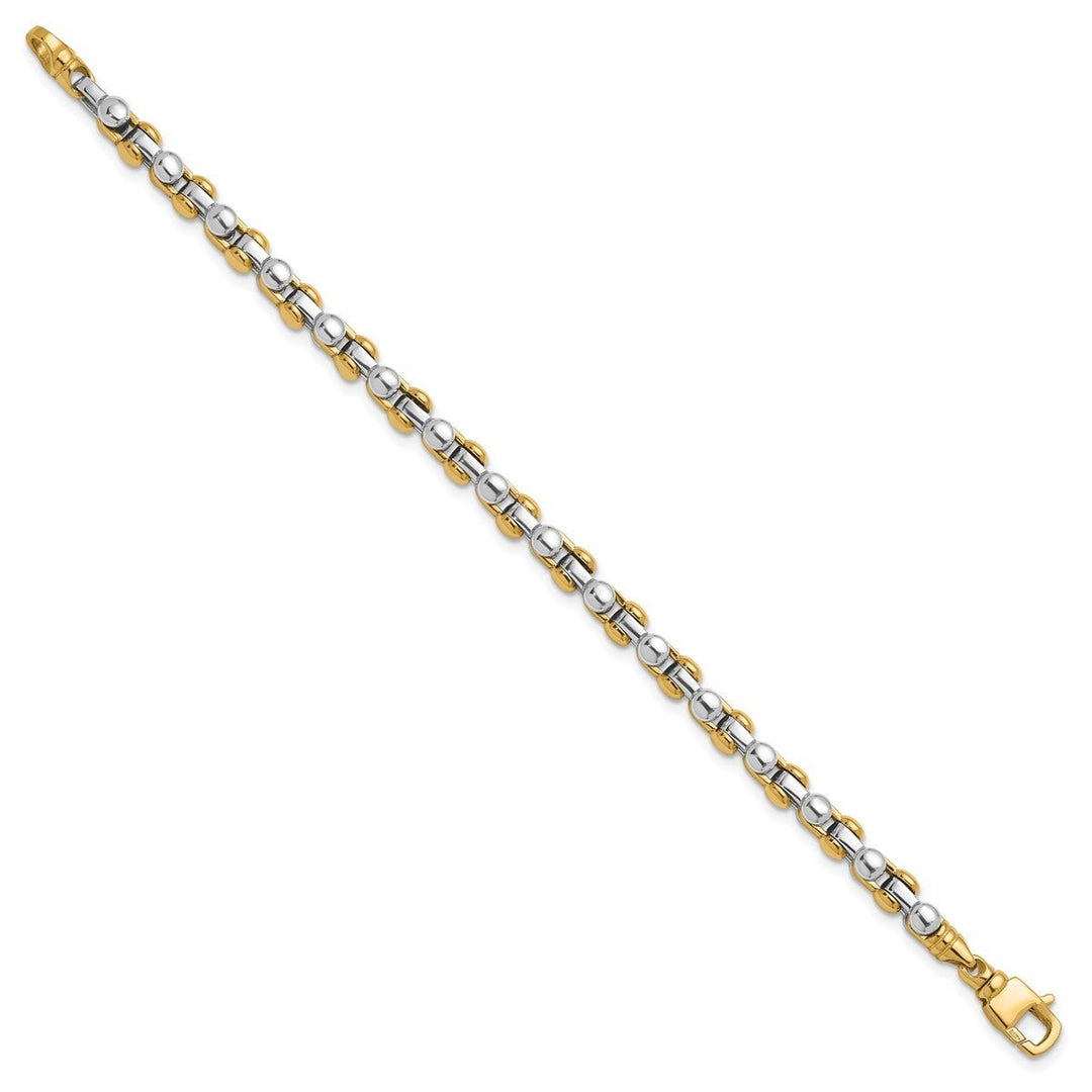 Gold 6.5mm Fancy Bracelet, 8