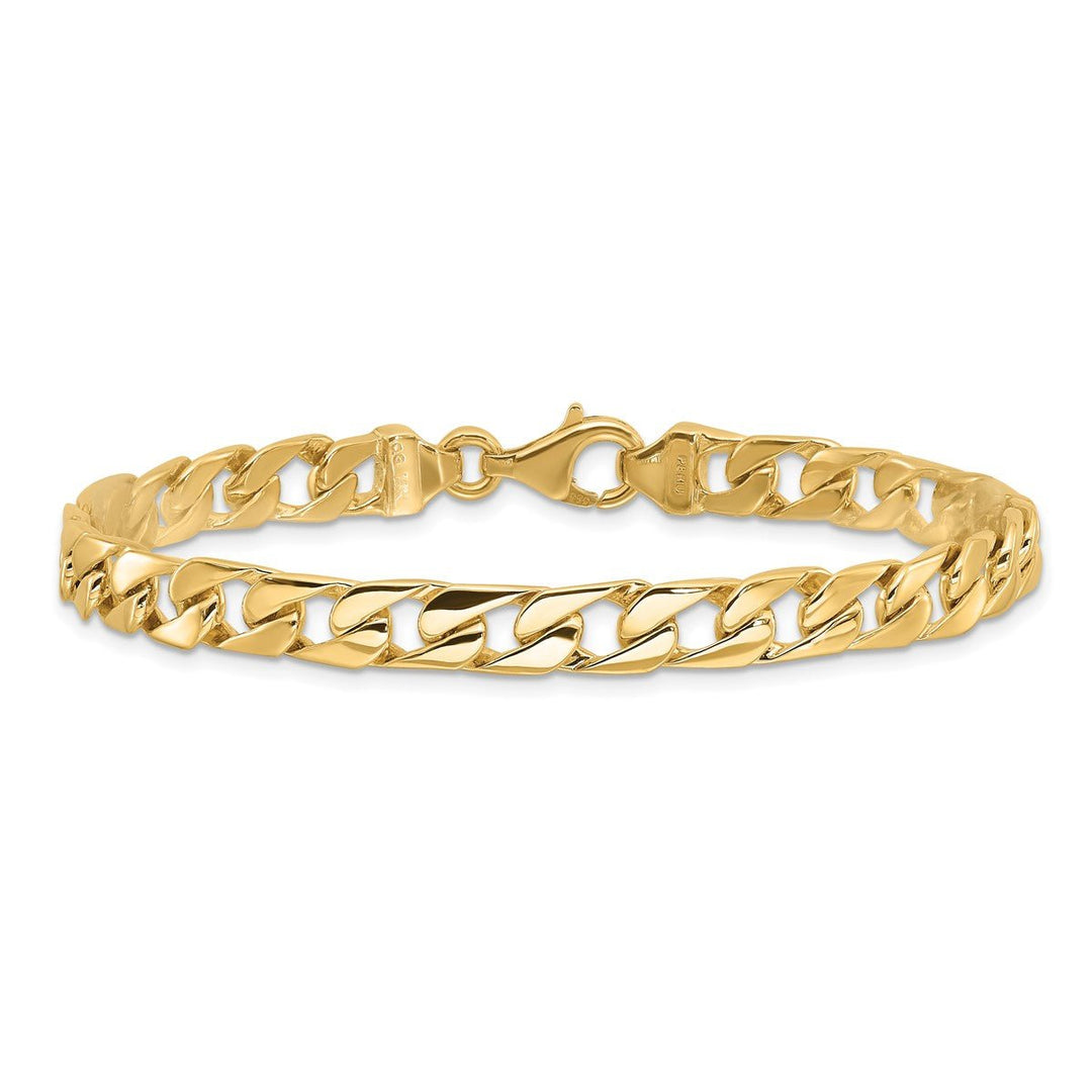 Gold 6.5mm Fancy Necklaces, 18