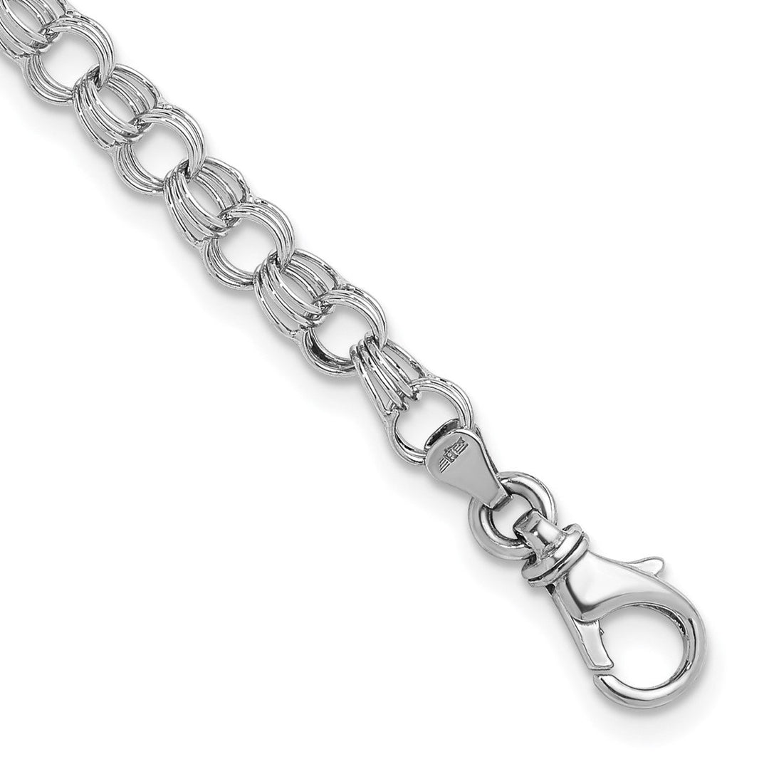 Gold 6.5mm Link, Other Bracelet, 7"