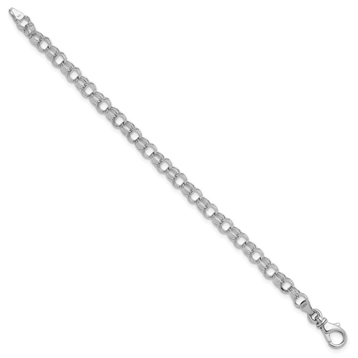 Gold 6.5mm Link, Other Bracelet, 7" - Bracelet - Design Jewellers Edmonton