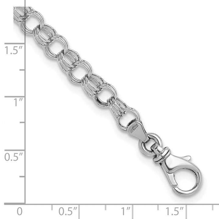 Gold 6.5mm Link, Other Bracelet, 7" - Bracelet - Design Jewellers Edmonton