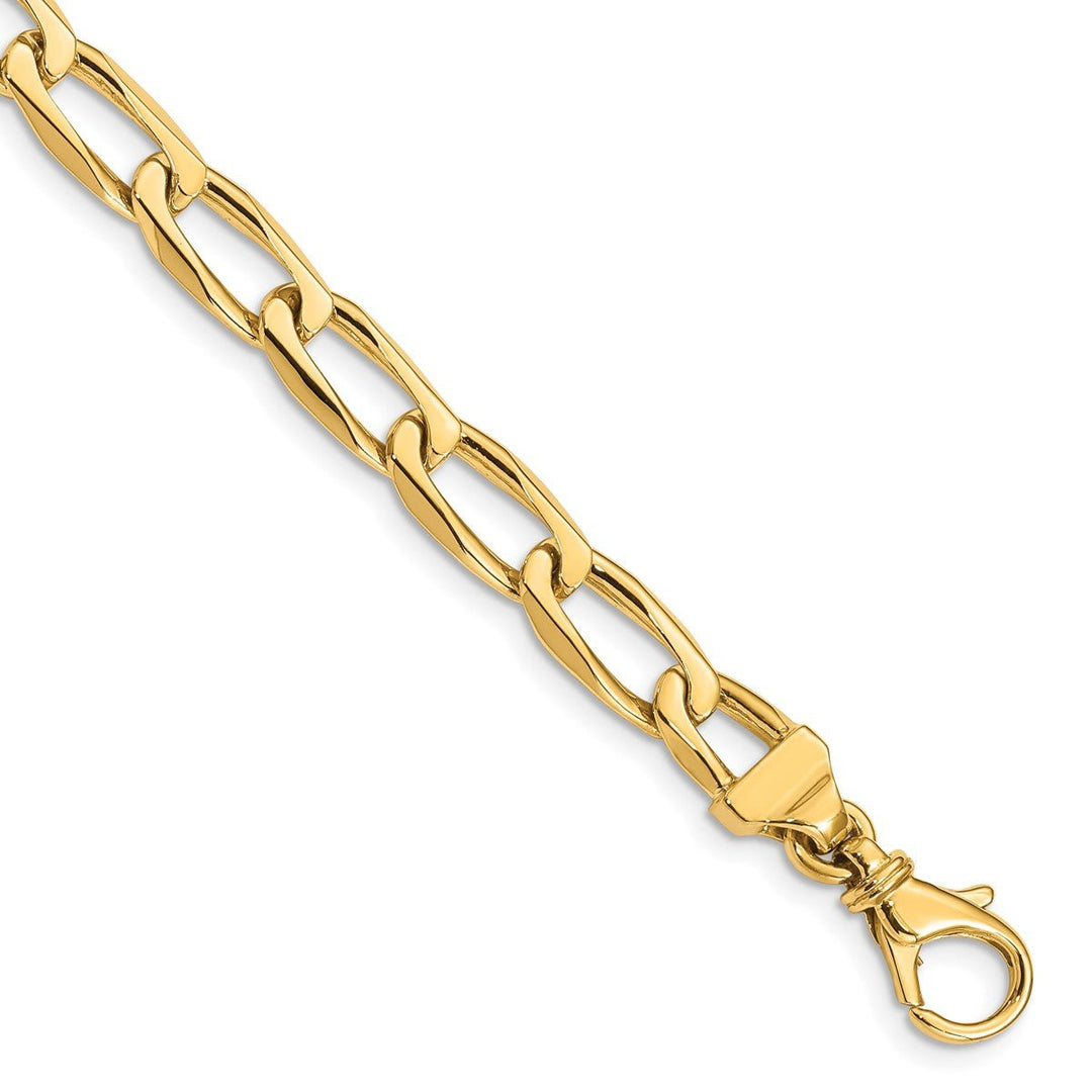Gold 6.5mm Open Link Chain, 18"
