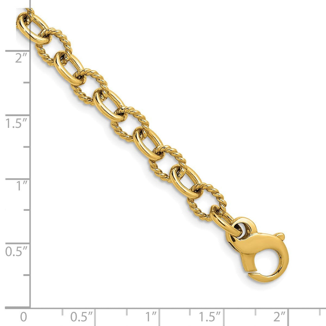 Gold 6.5mm Open Link Chain, 24