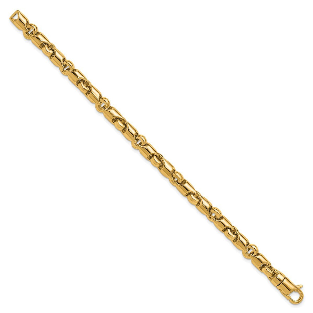 Gold 6.5mm Open Link Chain, 8