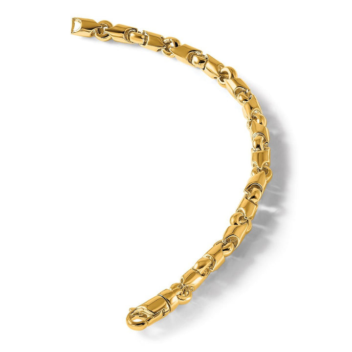 Gold 6.5mm Open Link Chain, 8" - Chain - Design Jewellers Edmonton