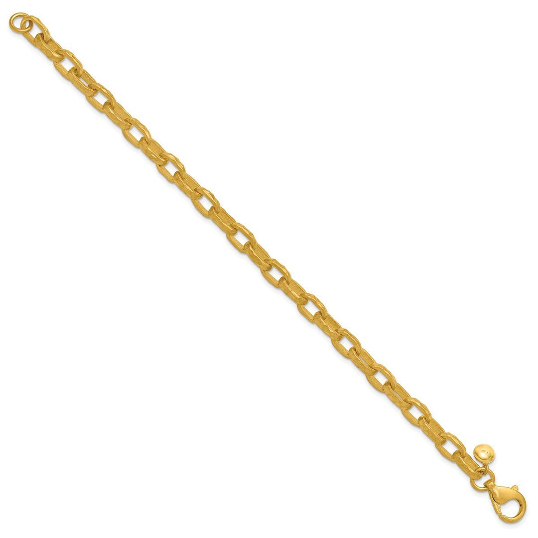 Gold 6.5mm Open Link Chain, 8