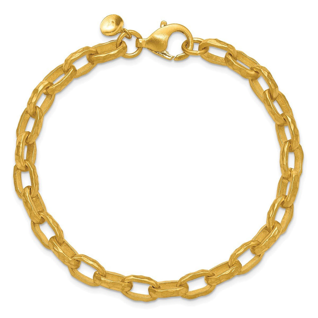 Gold 6.5mm Open Link Chain, 8