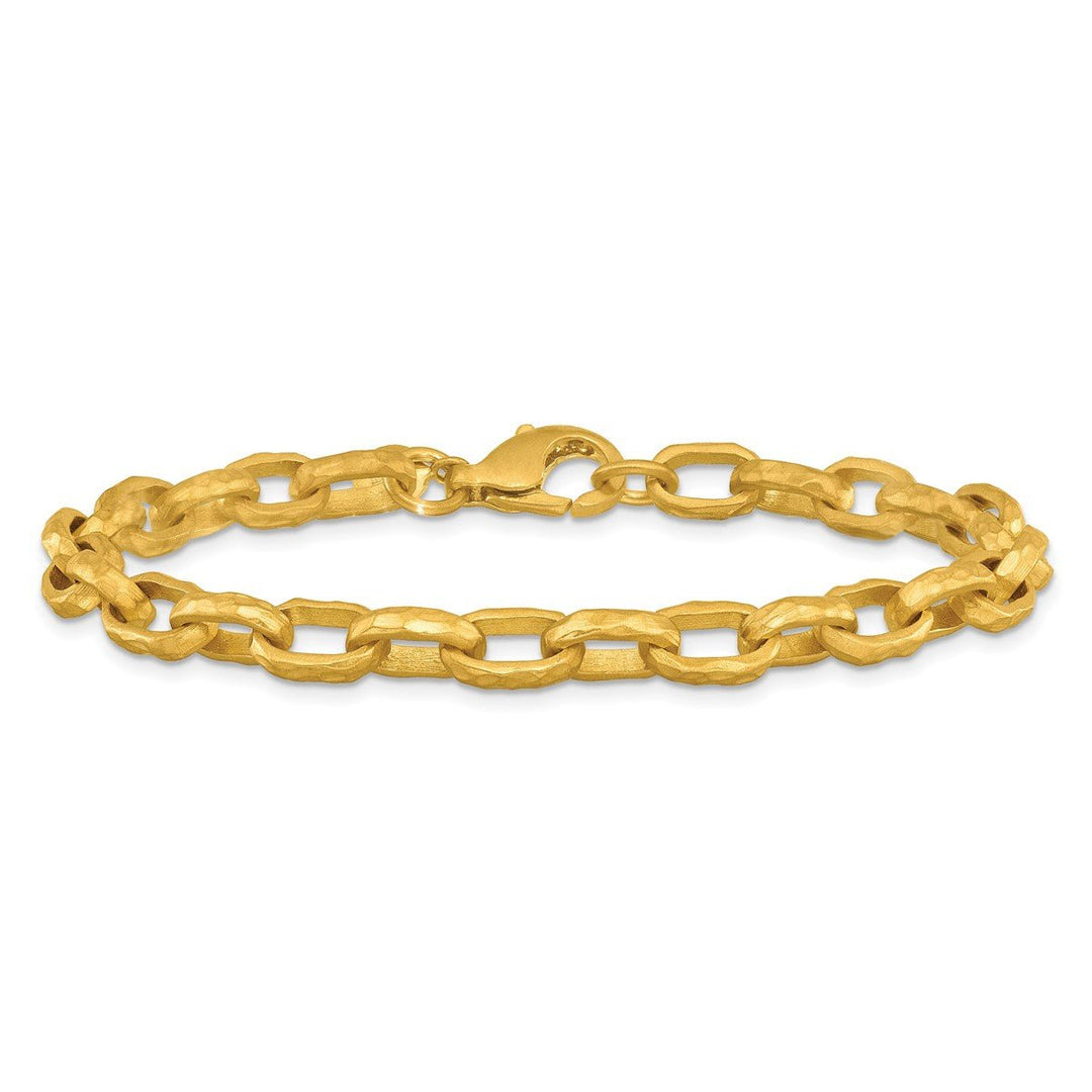 Gold 6.5mm Open Link Chain, 8