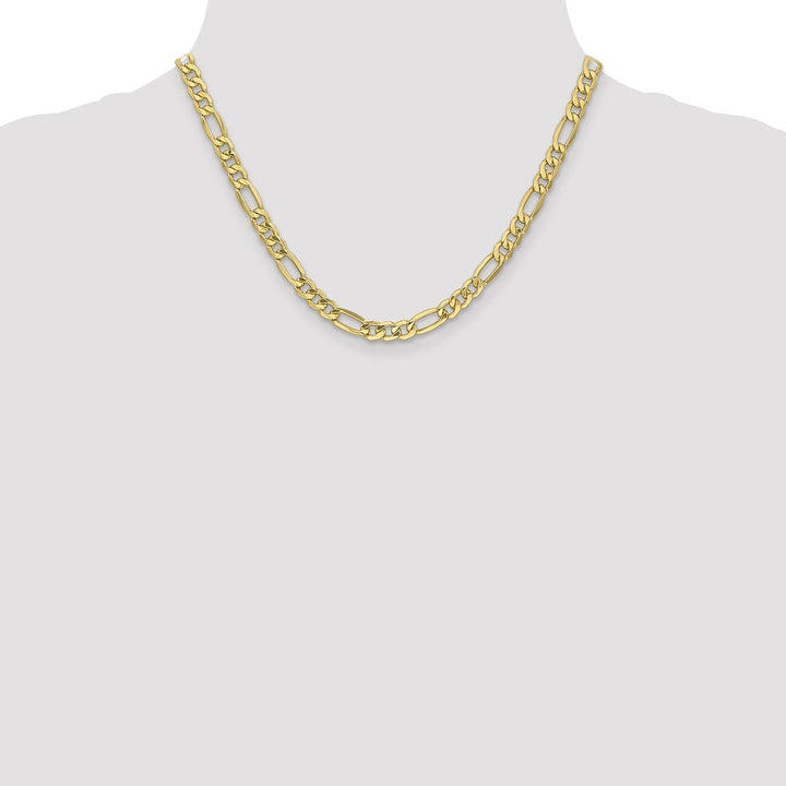 Gold 6.6mm Figaro Chain, 18" - Chain - Design Jewellers Edmonton