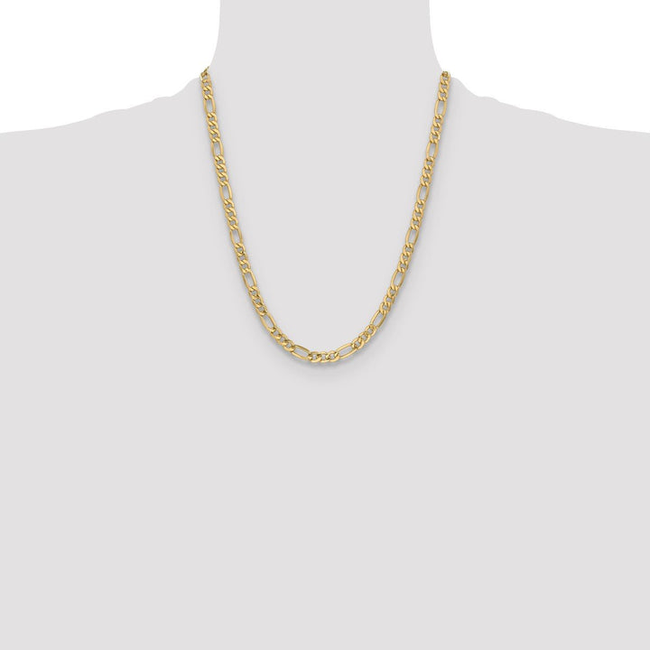 Gold 6.6mm Figaro Chain, 22" - Chain - Design Jewellers Edmonton