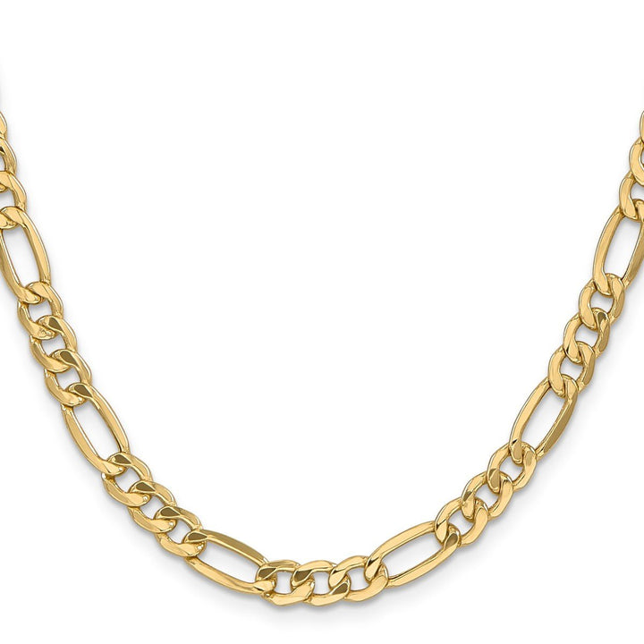 Gold 6.6mm Figaro Chain, 22" - Chain - Design Jewellers Edmonton